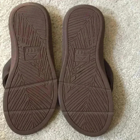 Reef Brown Pre-Owned Santa Ana Flip Flops-Size 11 - Picture 5 of 11